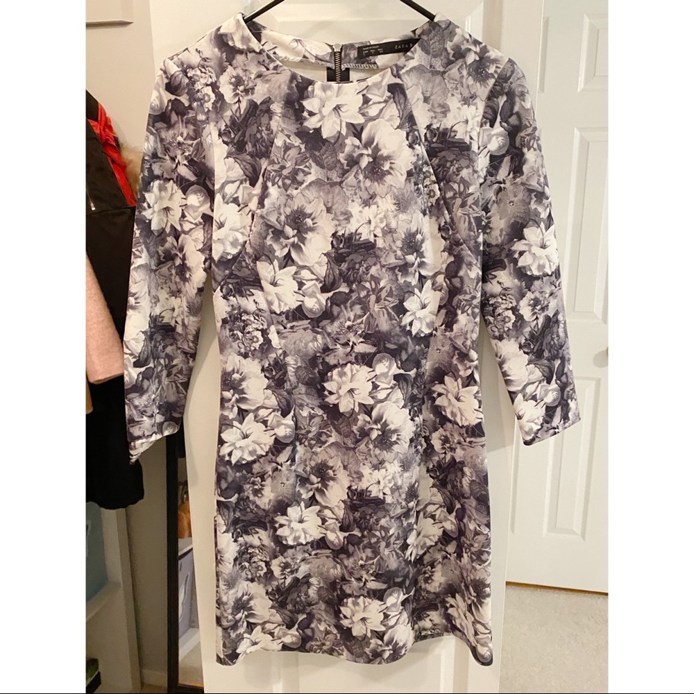 Zara printed dress